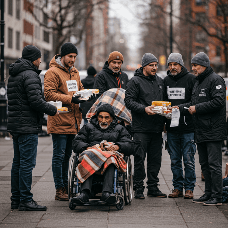 Apoio e reintegração da população em situação de rua