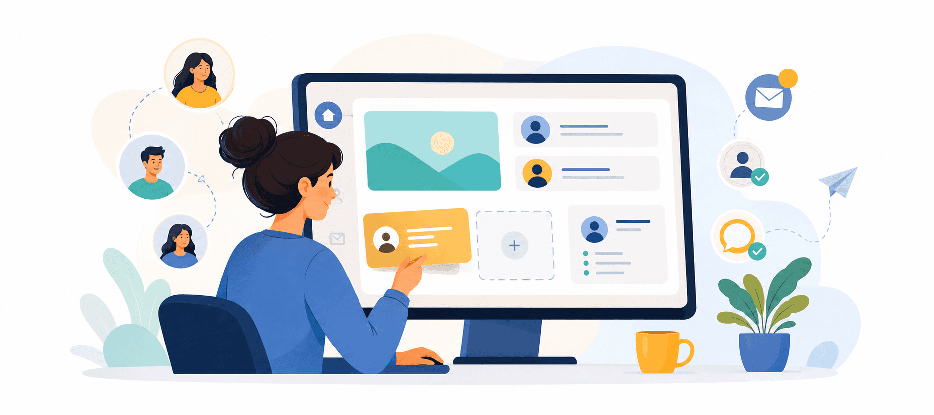 Painel de atualização
